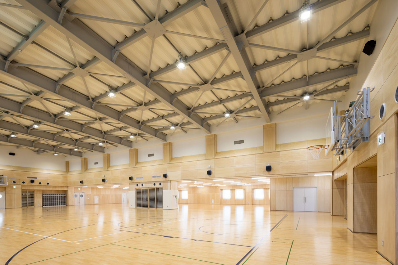 順天堂大学 三島キャンパス 2号館 多目的スペース／屋内運動場